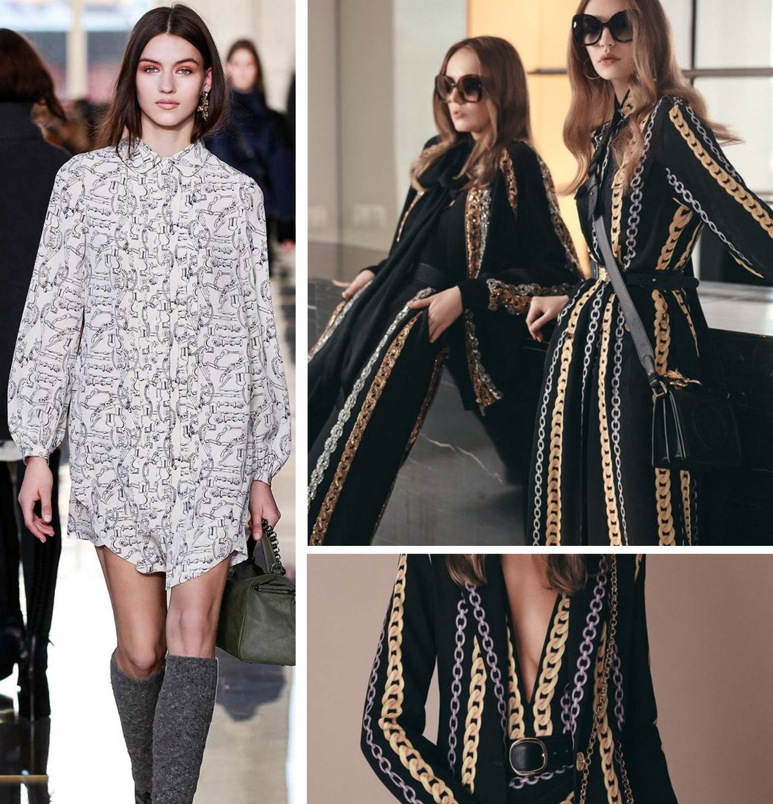 On Trend : Chic Chain Print Style