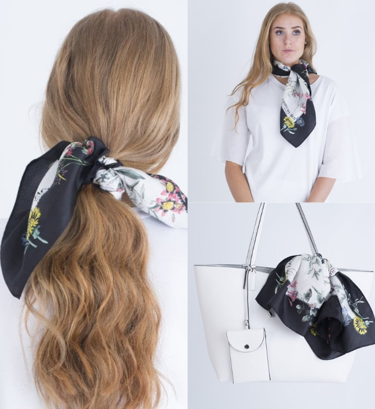 3 Perfect Ways to Wear a Silk Scarf