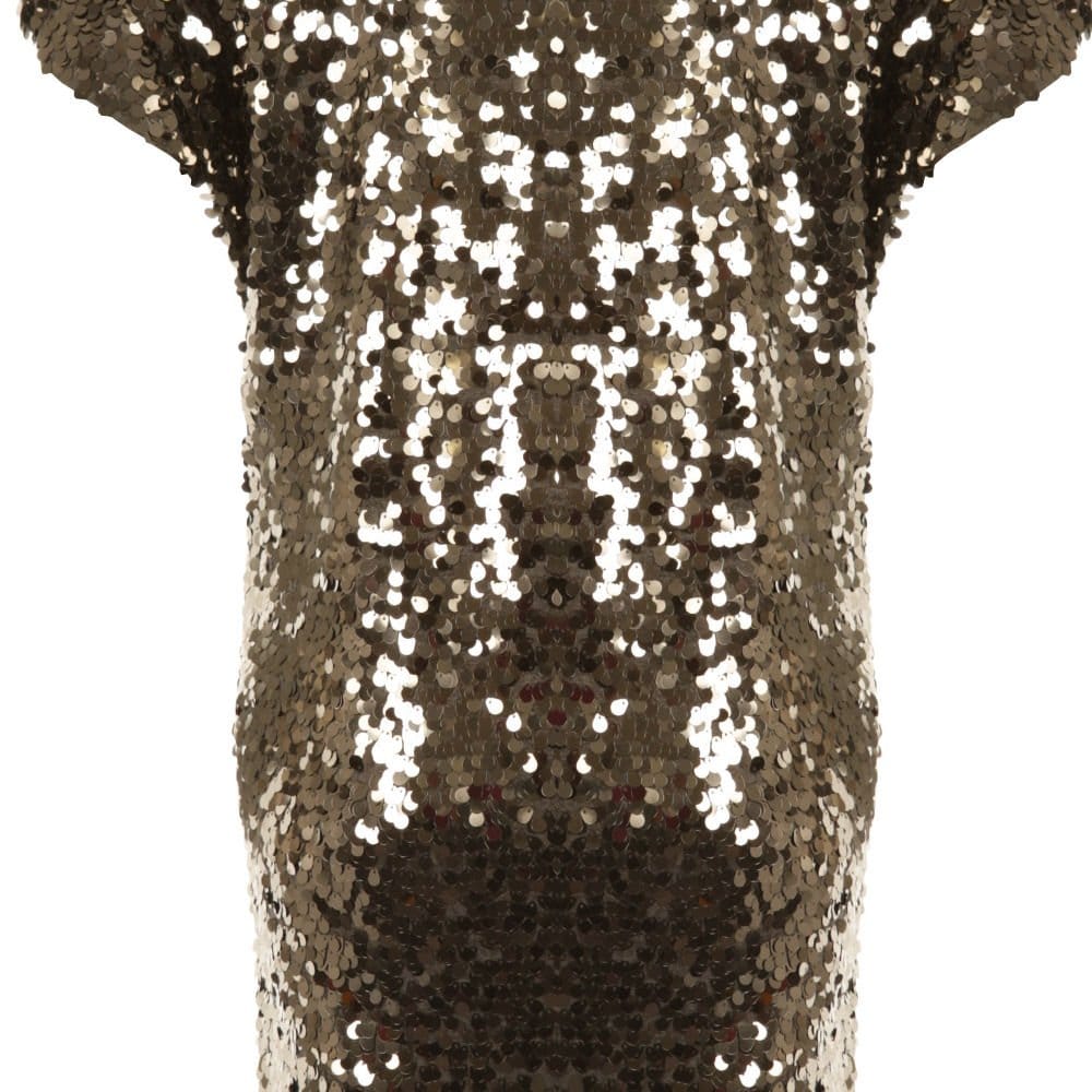 Michael Kors Round Neck Sequin Dress Derby