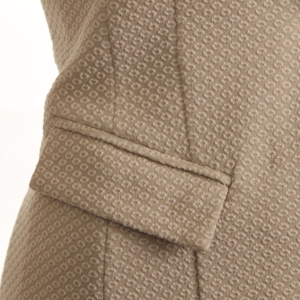 Armani Collezioni Textured Circle Print Jacket Off White