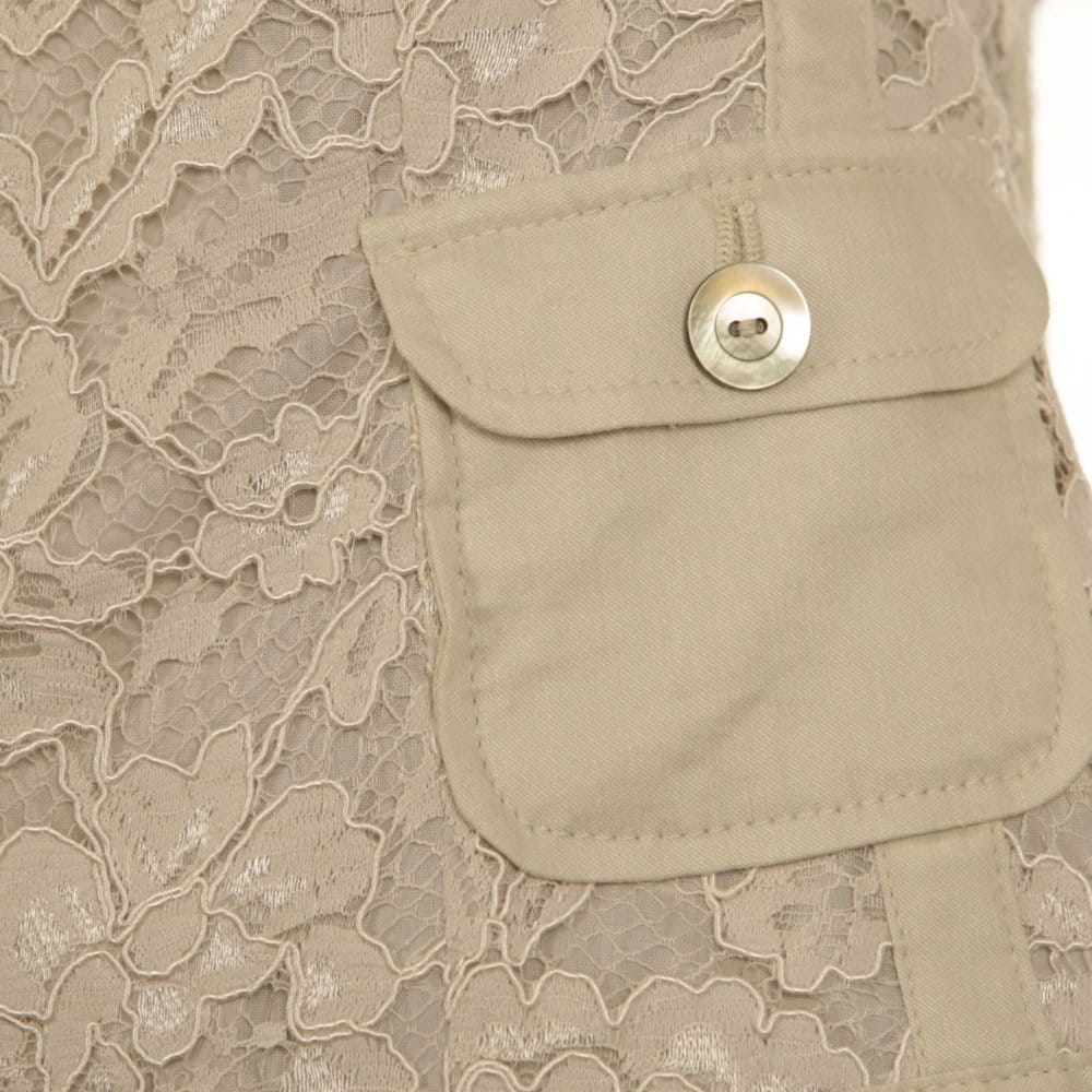 Apanage Seamed Lace Jacket Putty