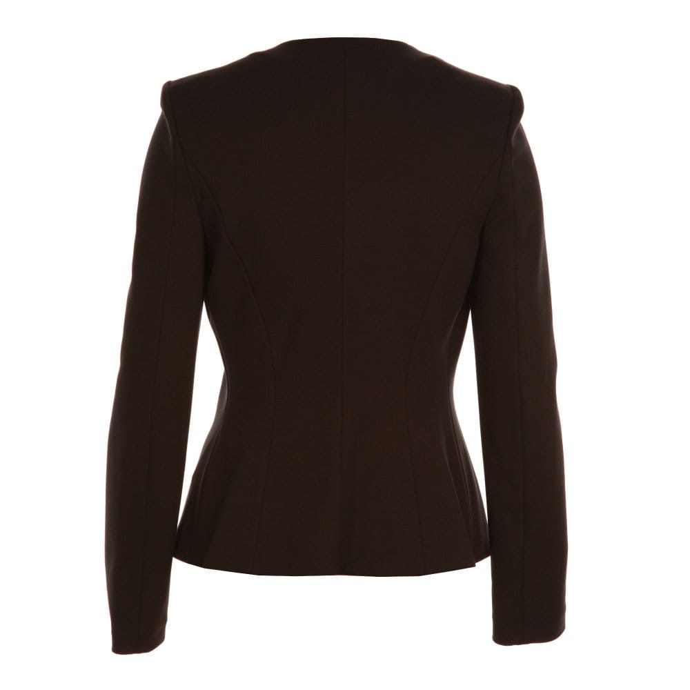 Armani Collezione One Button Jersey Jacket Navy