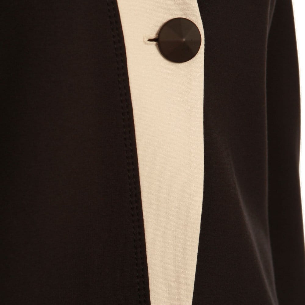 Armani Collezione One Button Jersey Jacket Navy