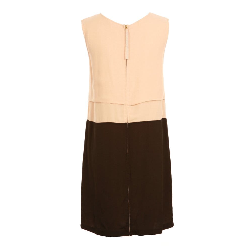 Day Birgir Et Mikkelsen Sleeveless Silk Embroidered Dress Nude/Black