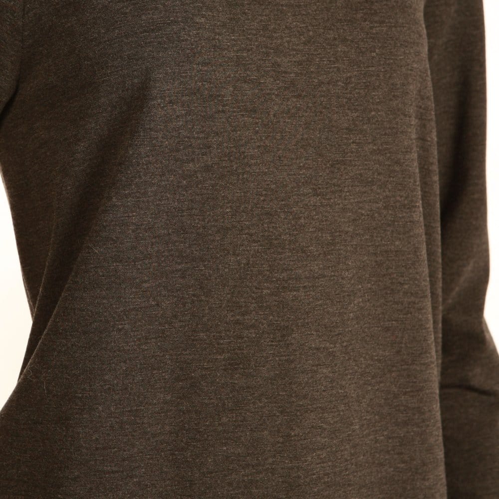 SET Round Neck Dress With Shaped Back Grey