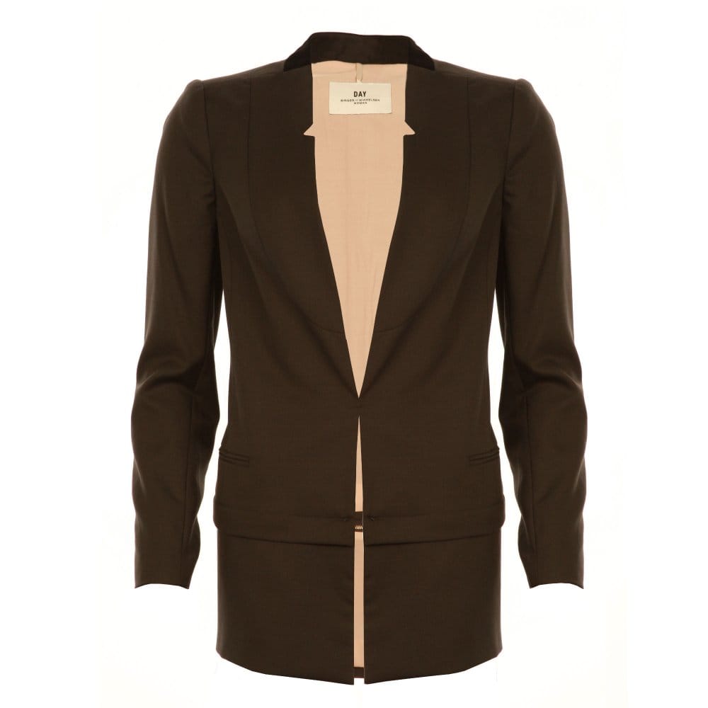 Day Birgir Et Mikkelsen E To E Jacket With Pleat Hem Black