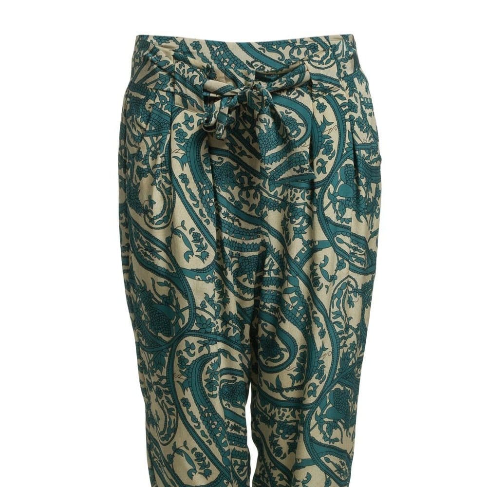 Day Birgir Et Mikkelsen Gesture Print Pant Teal/Ecru