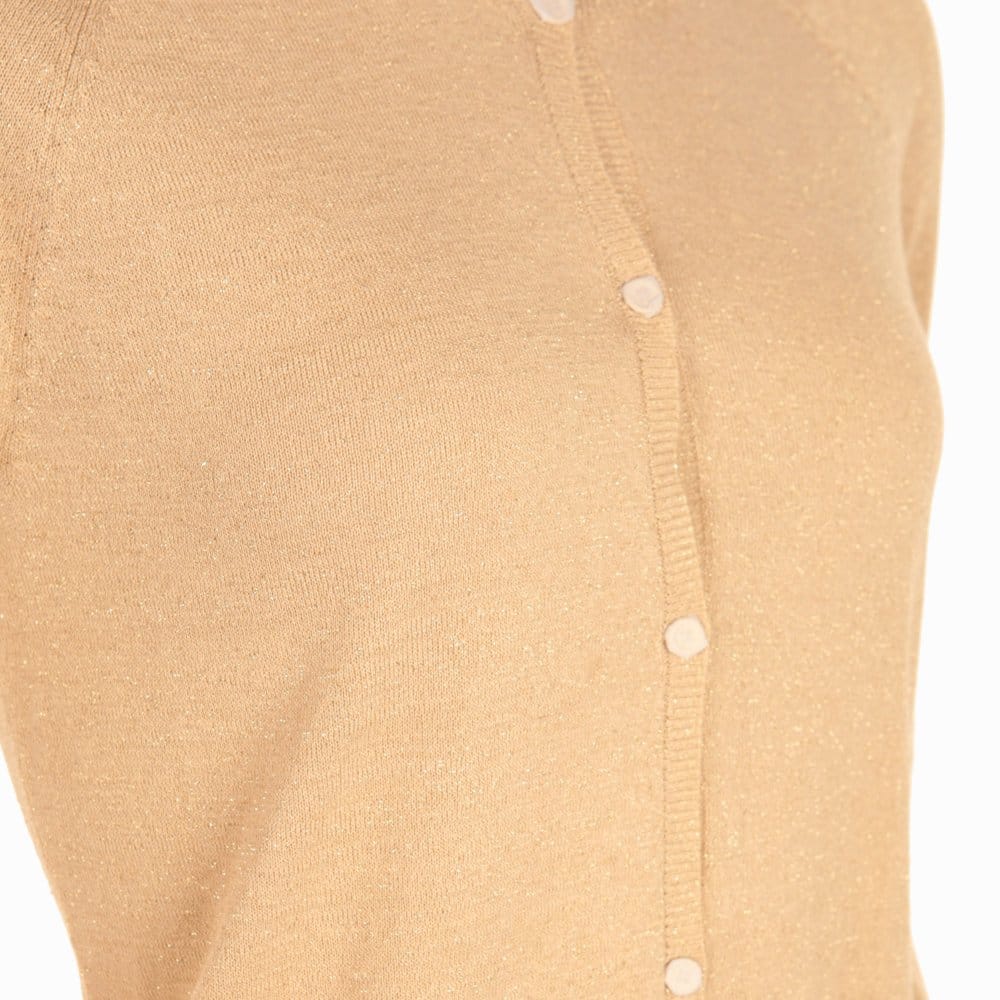 Des Petits Hauts Clarence Sparkly Cardigan Blush