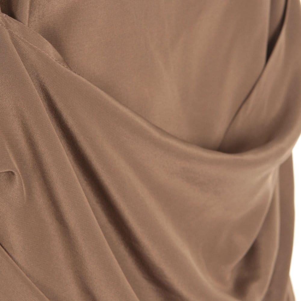 Crea Concept Silk Drape Top Taupe