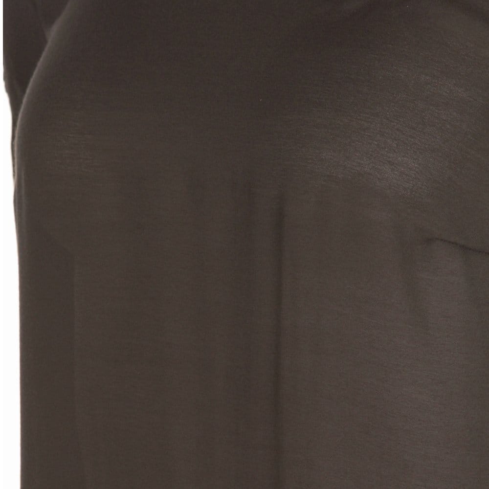 SET Lace Sleeve Cotton Blouse Black