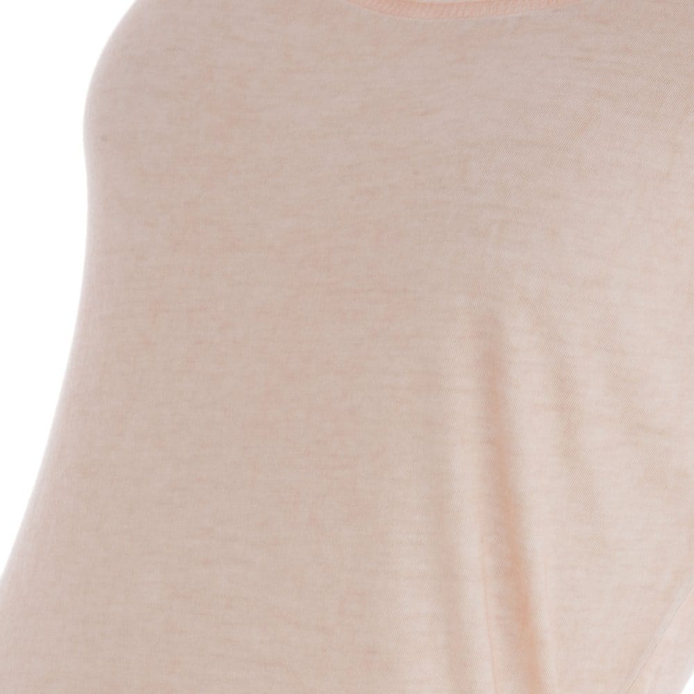 Simclan Scoop Neck Long Vest Peach