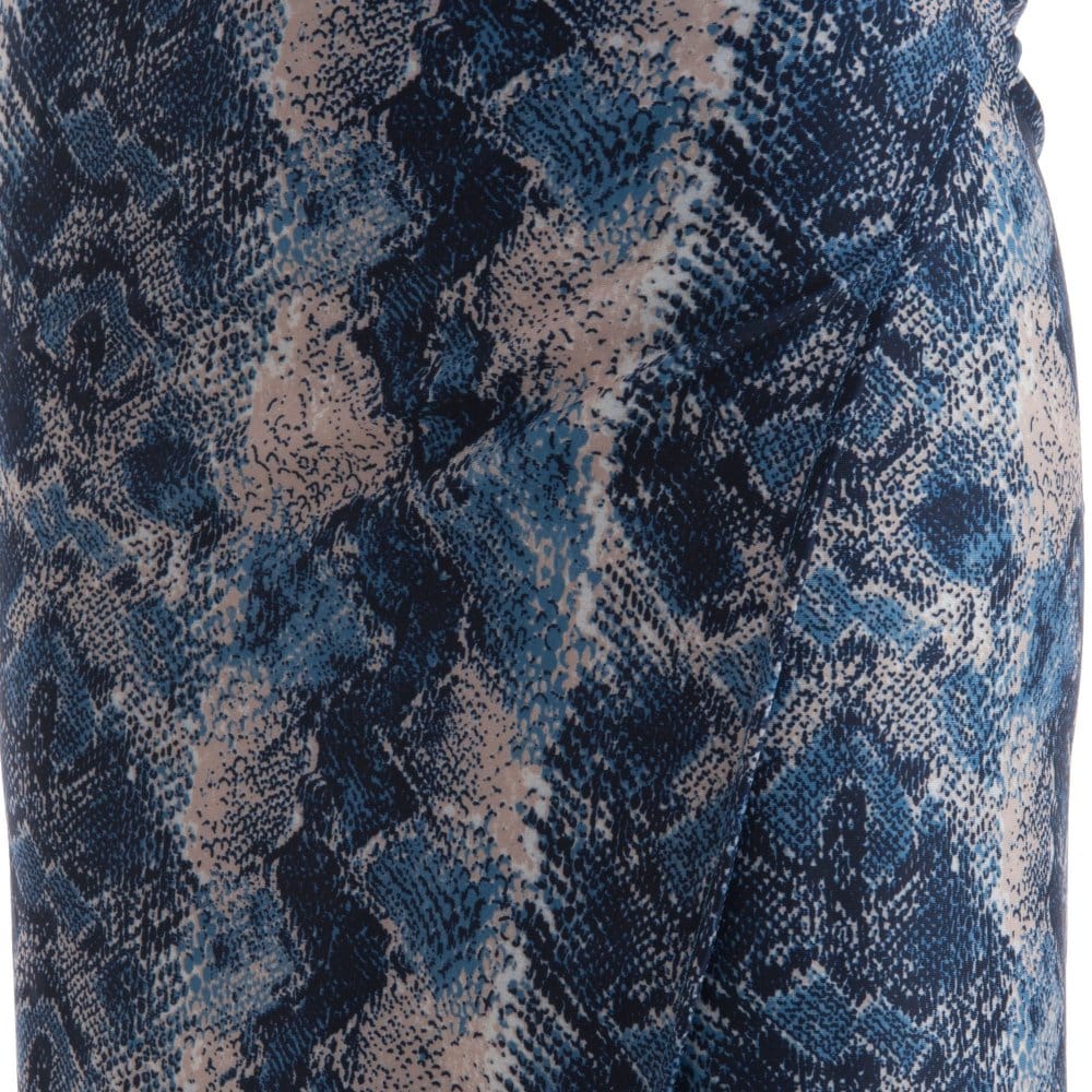 Ilse Jacobsen Snake Print Sarong Blue