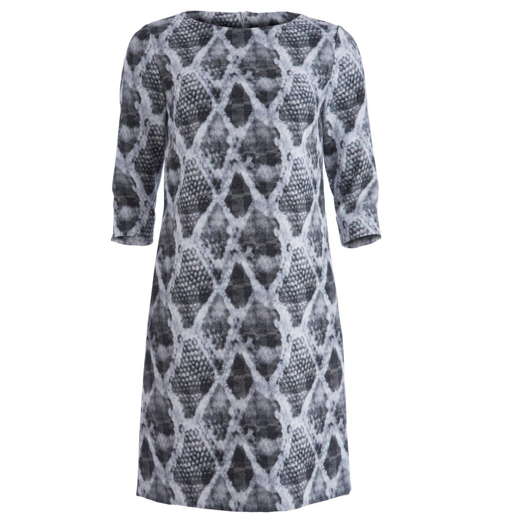 sachin and babi light blue dress HUSH Rosey Snake Print Shirt Dress