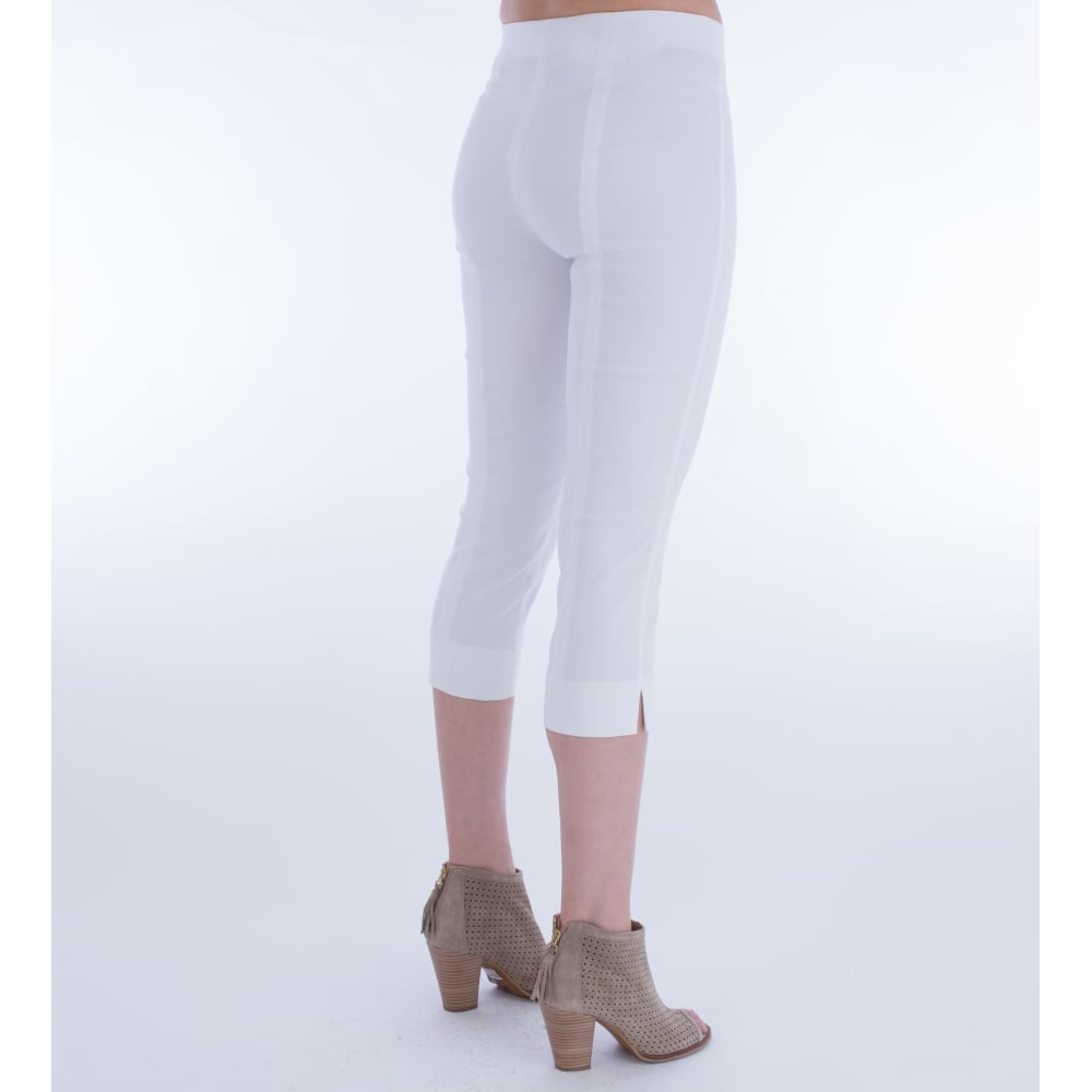Simclan Cropped Capri Trouser White 1564-42