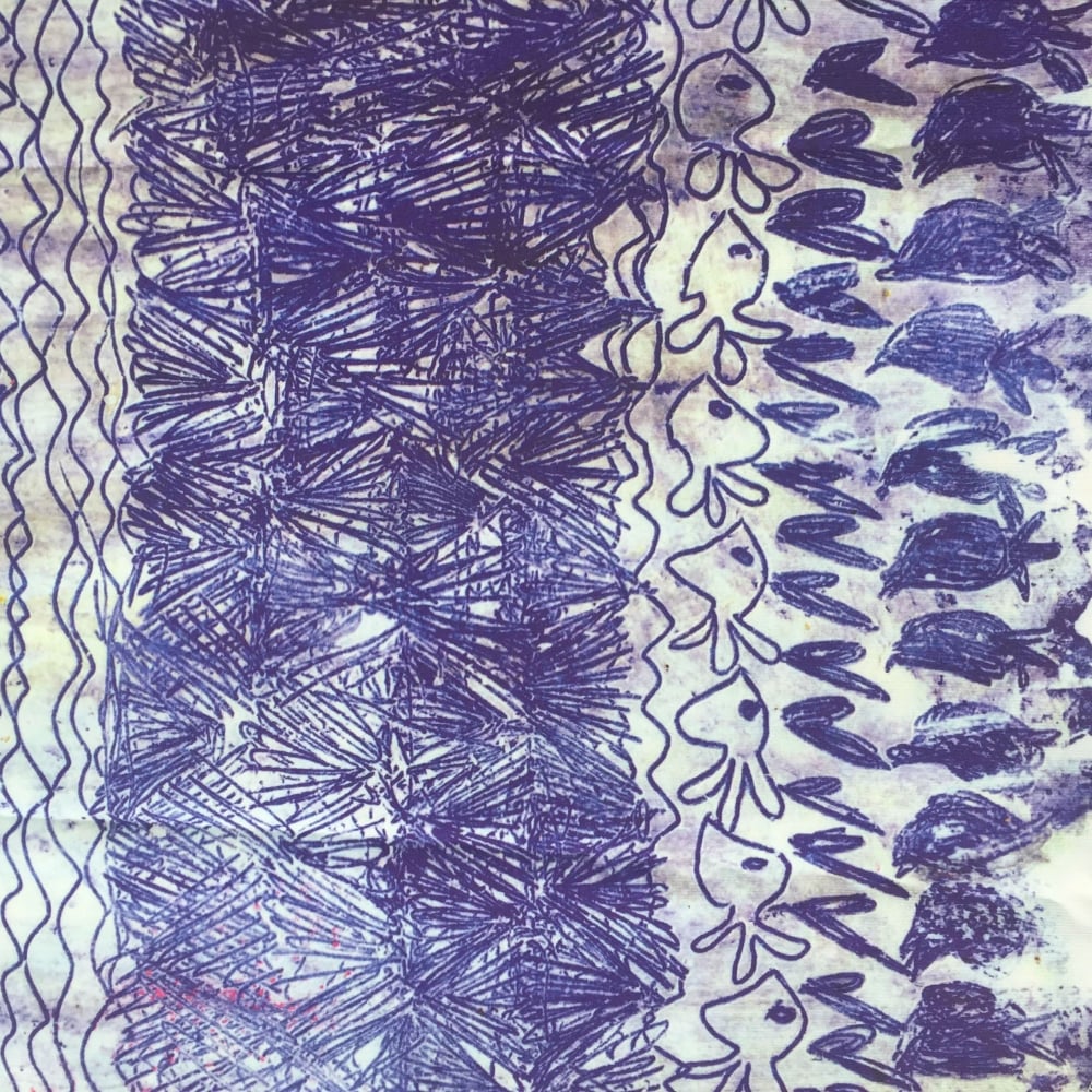 Animapop A-Line Reversible Dress With Split Neckline Navy/Green