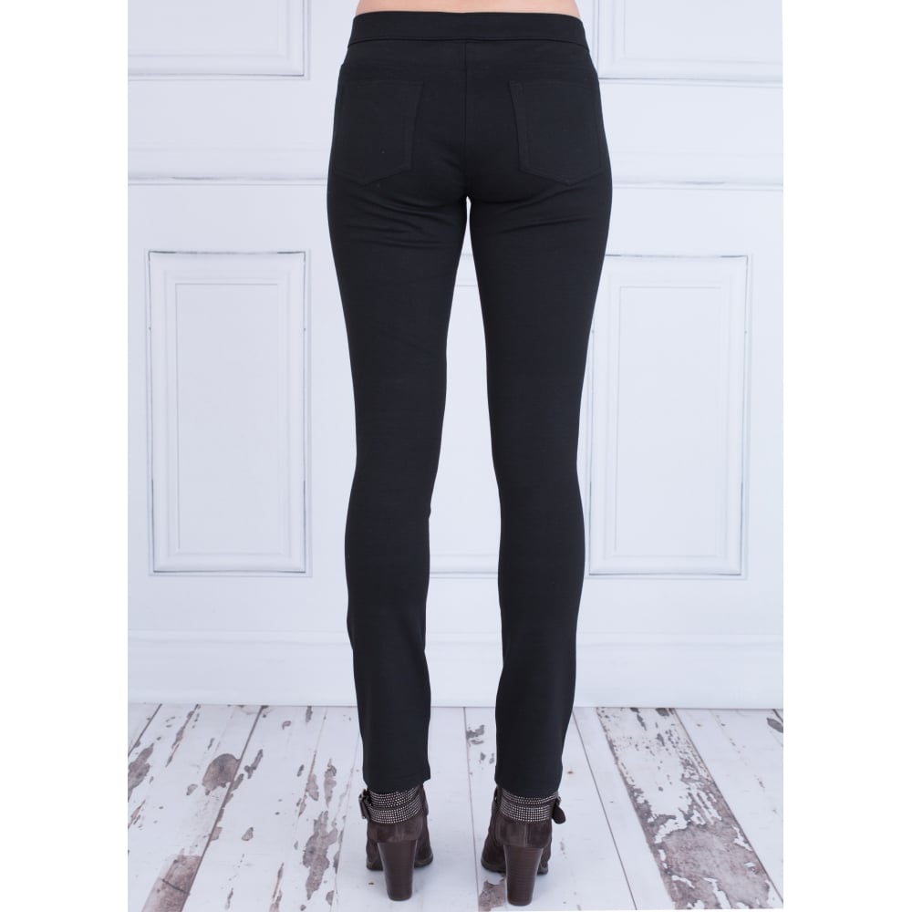 Repeat Cashmere Jersey Trouser Legging Black