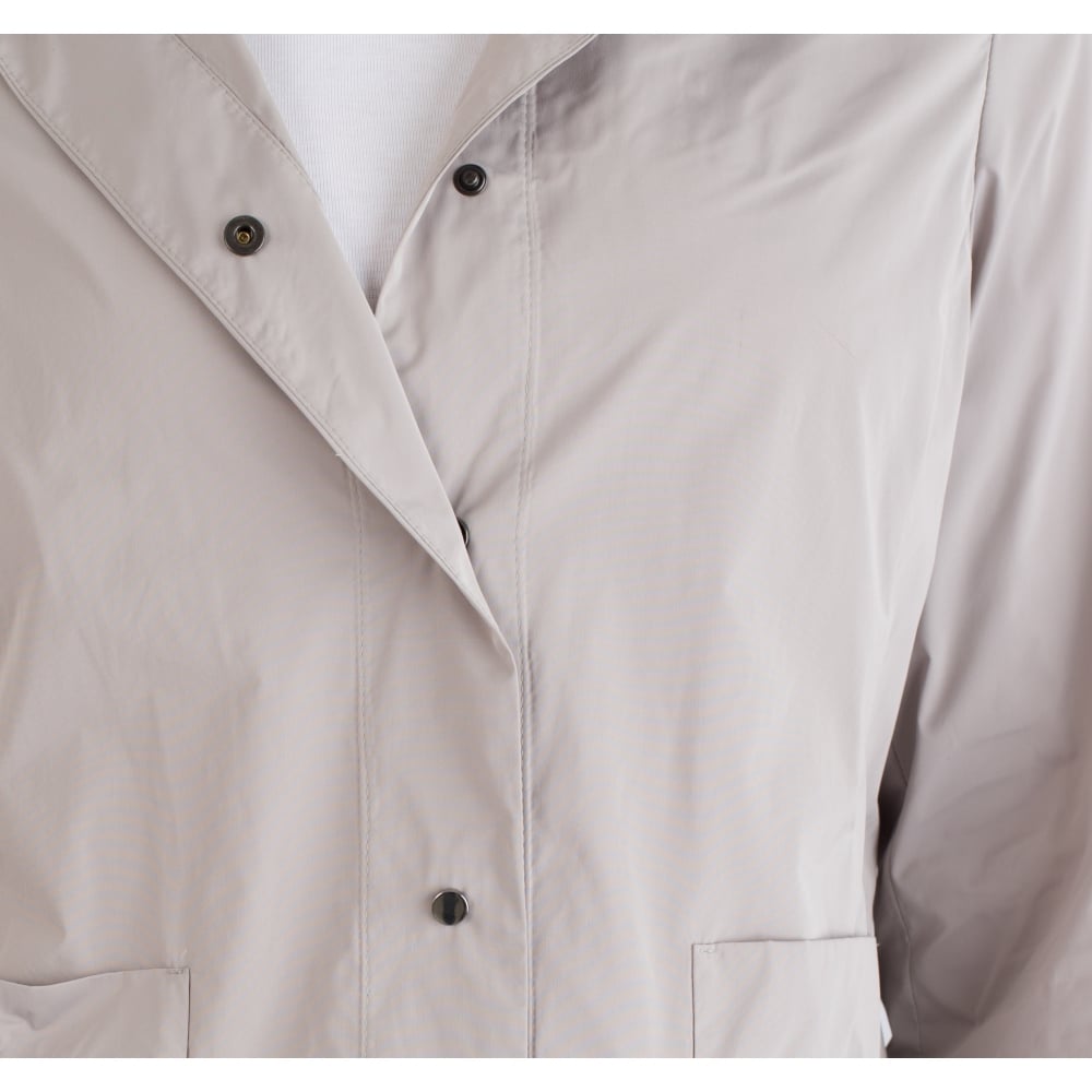 Riani Water Resistant Jacket With Dip Back Pearl Grey