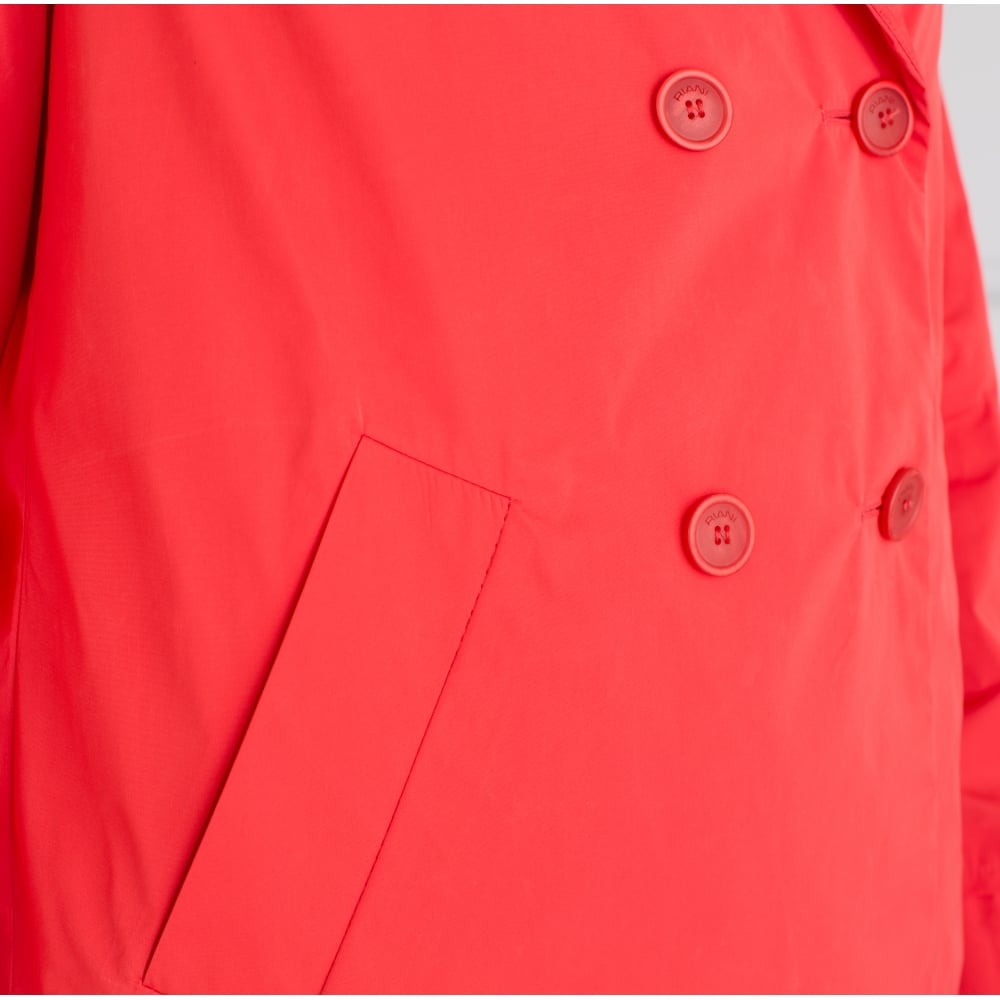 Riani A-Line Short Double Button Mac Coral