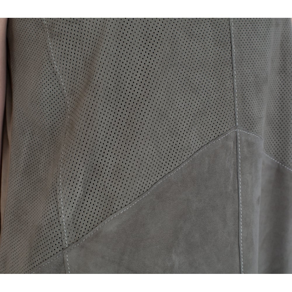 Max&Moi Suede Dress Khaki