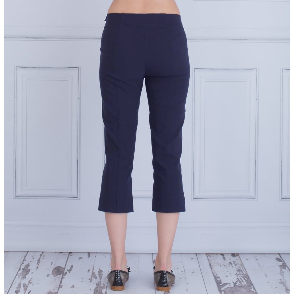 Robell Marie 07 55Cm Cropped Trouser Navy 51576 5499