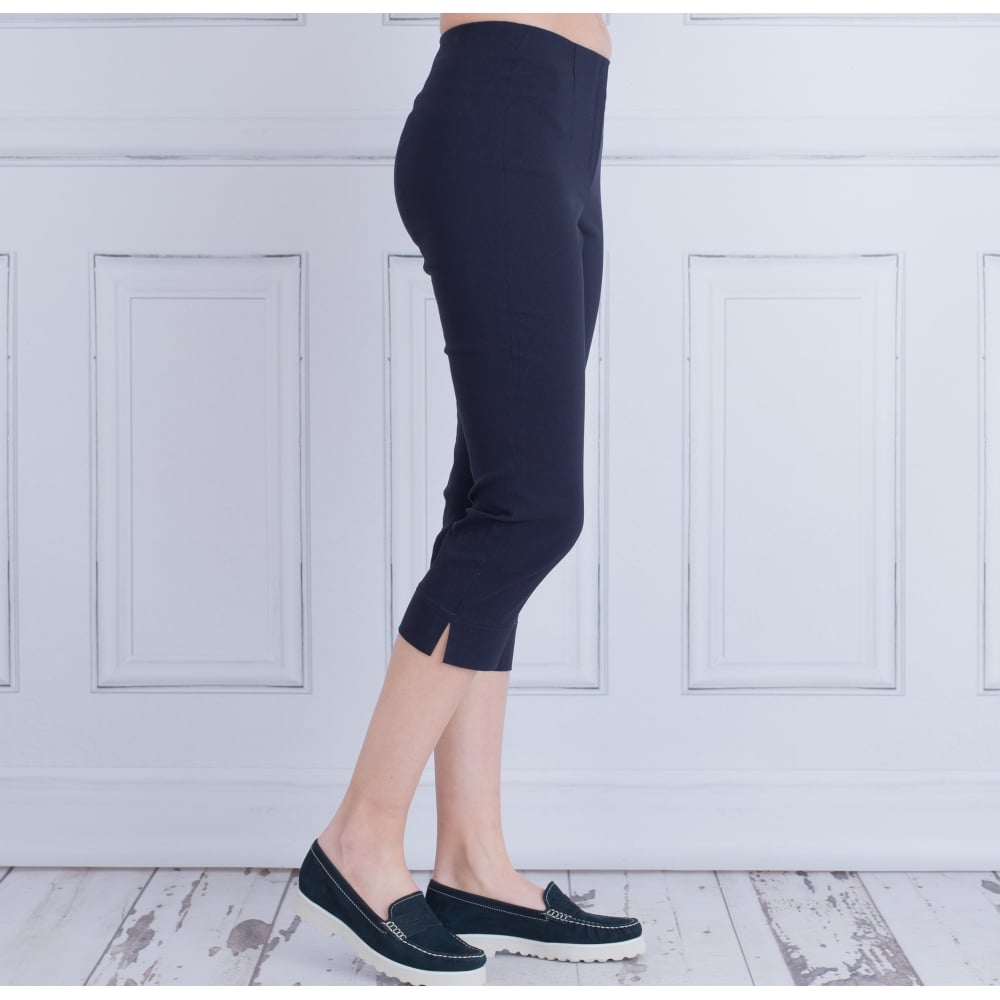 Simclan Cropped Capri Trouser Navy 1764-42