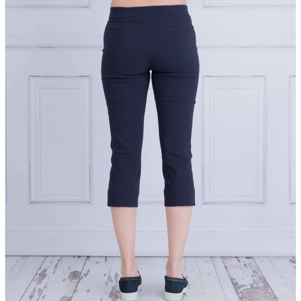 Simclan Cropped Capri Trouser Navy 1764-42
