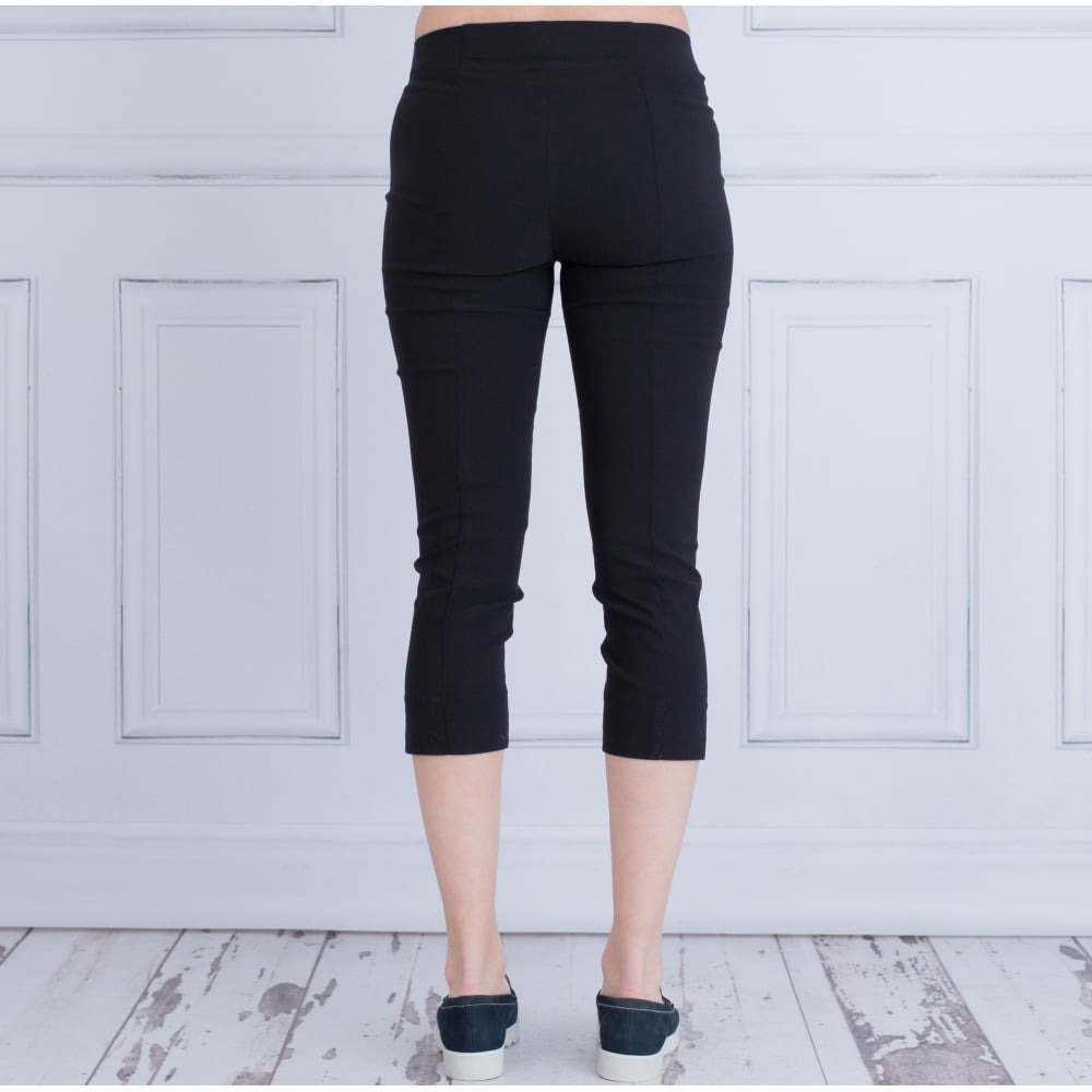 Robell Rose Super Slim Capri Pant Black 55cm