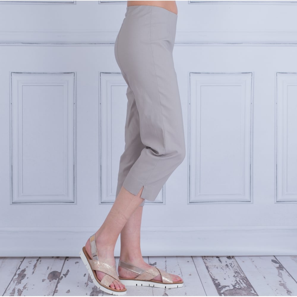 Robell Marie 07 55Cm Cropped Trouser In Mouse 51576 5499