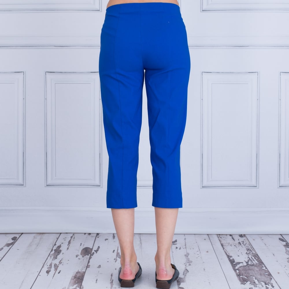 Robell Marie 07 55Cm Cropped Trouser Cobalt Blue