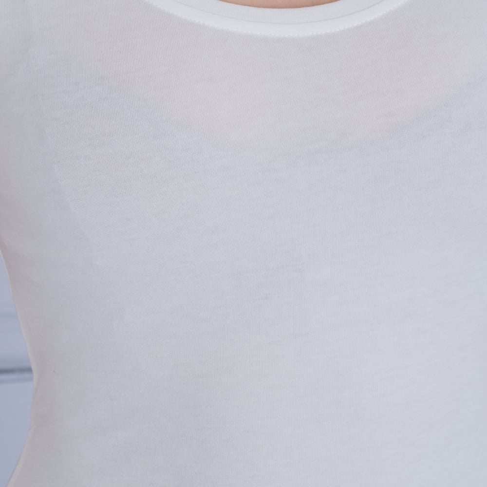 In Town Jersey Vest Off White