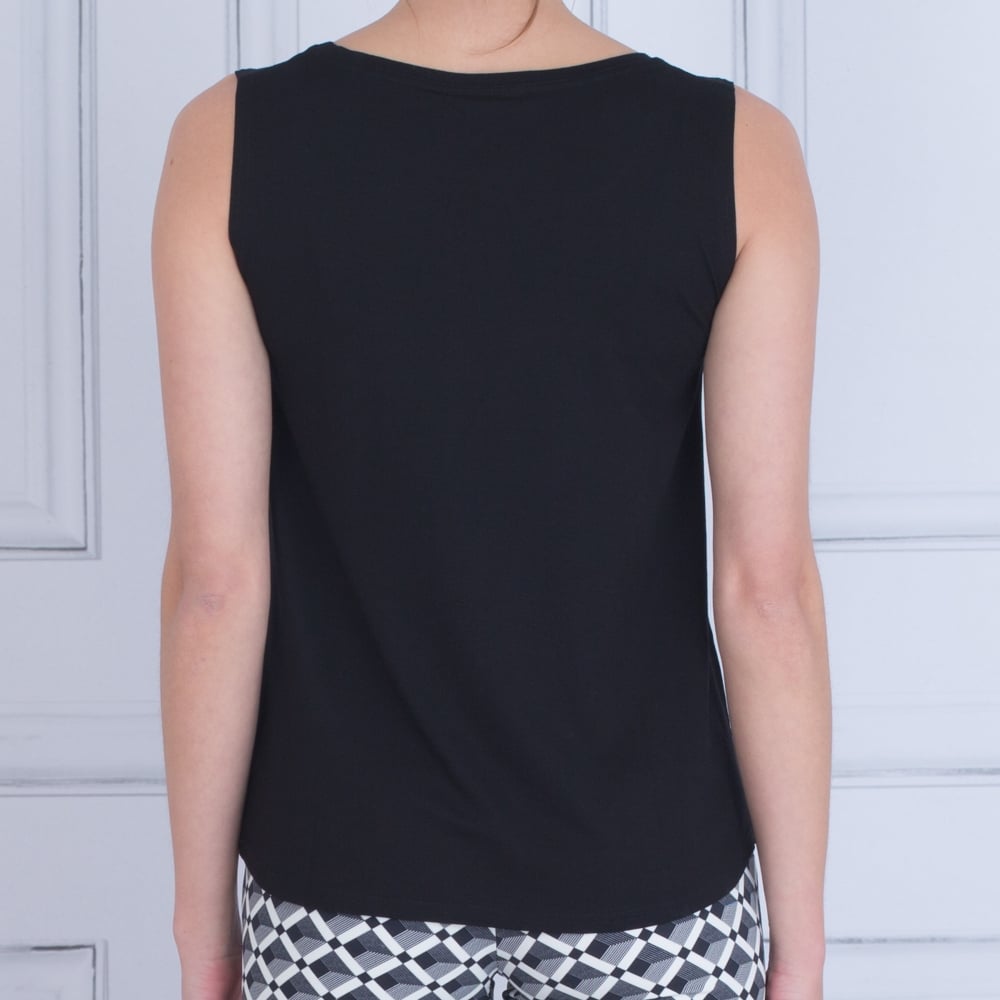 Elisa A Shape Vest In Black