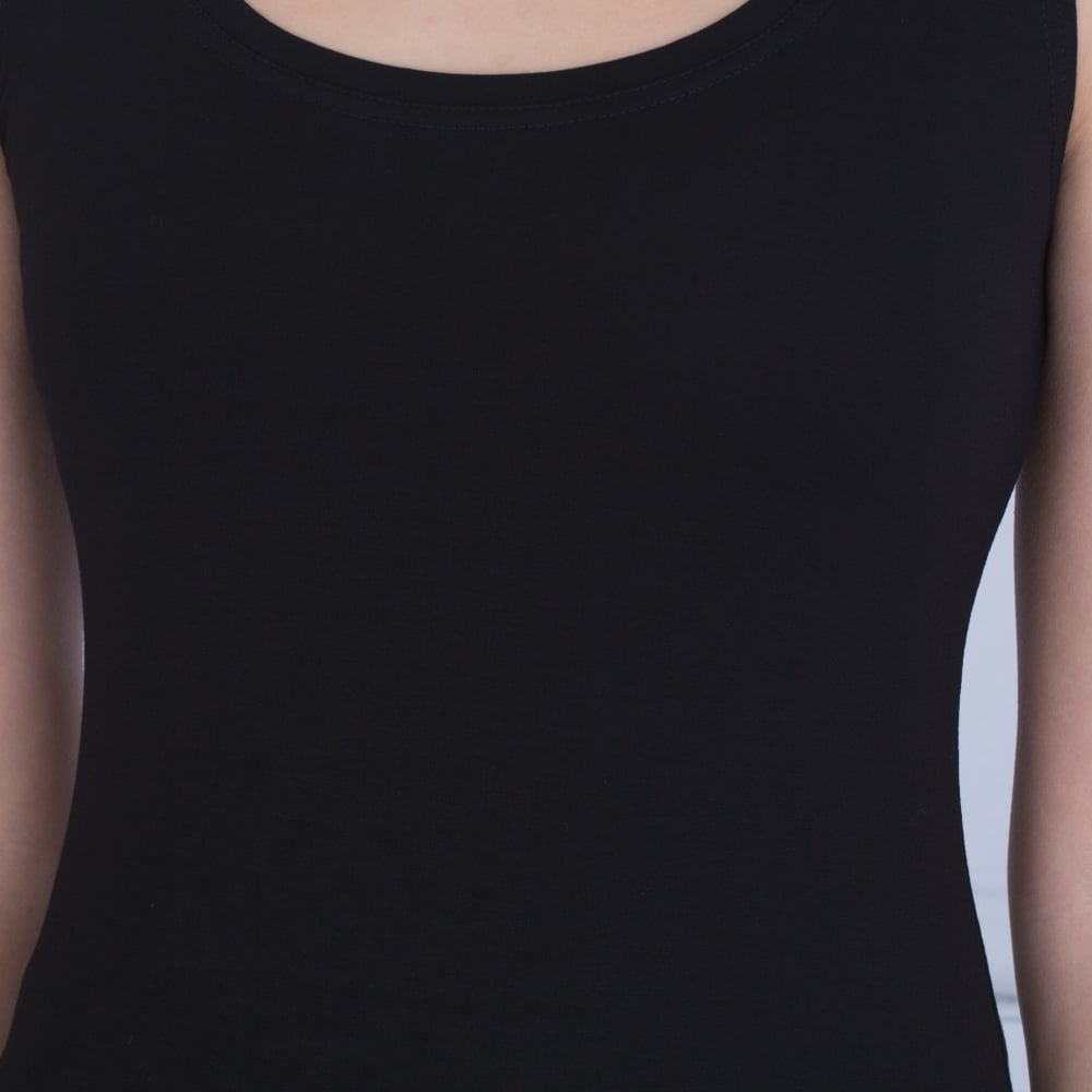 Masai Heat Scoop Neck A-Shape Tunic Vest Black