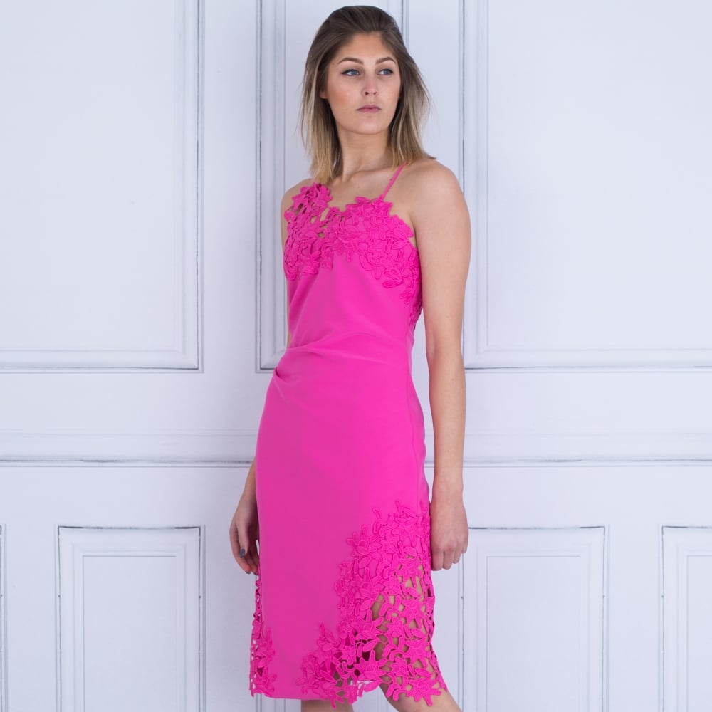 Marciano Valentine Embroidered Shoulder And Hem Pink