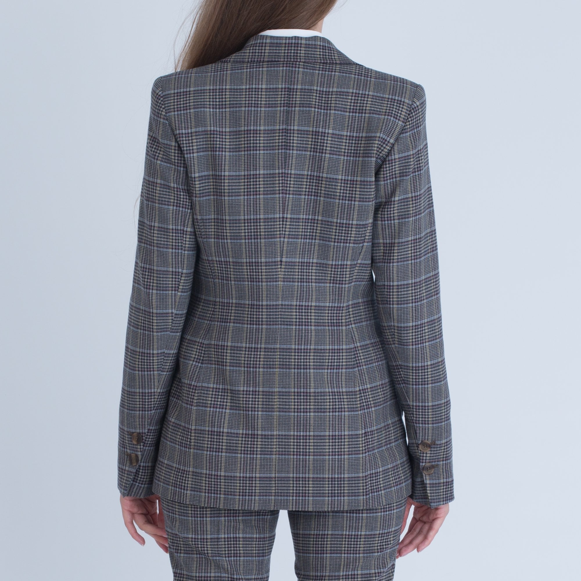Riani Check Blazer Bronze Check