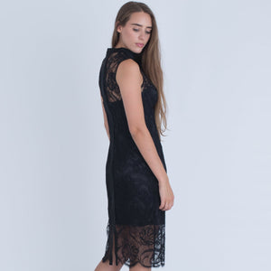 Marciano Nerhu Collar Sleeveless Lace Dress Black – SisterOnlinestore
