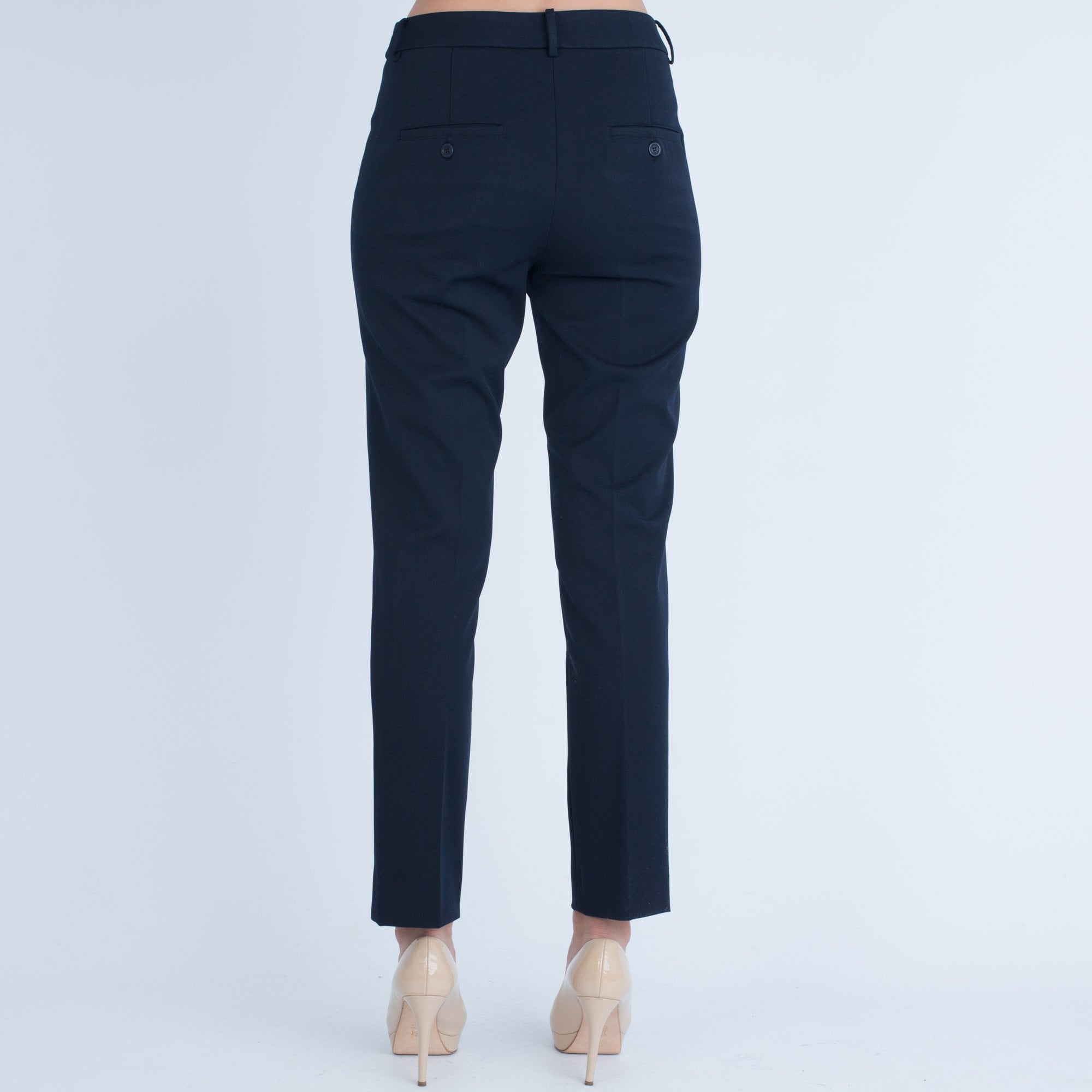 Weekend By Maxmara Learco Classic Narrow Trouser Navy