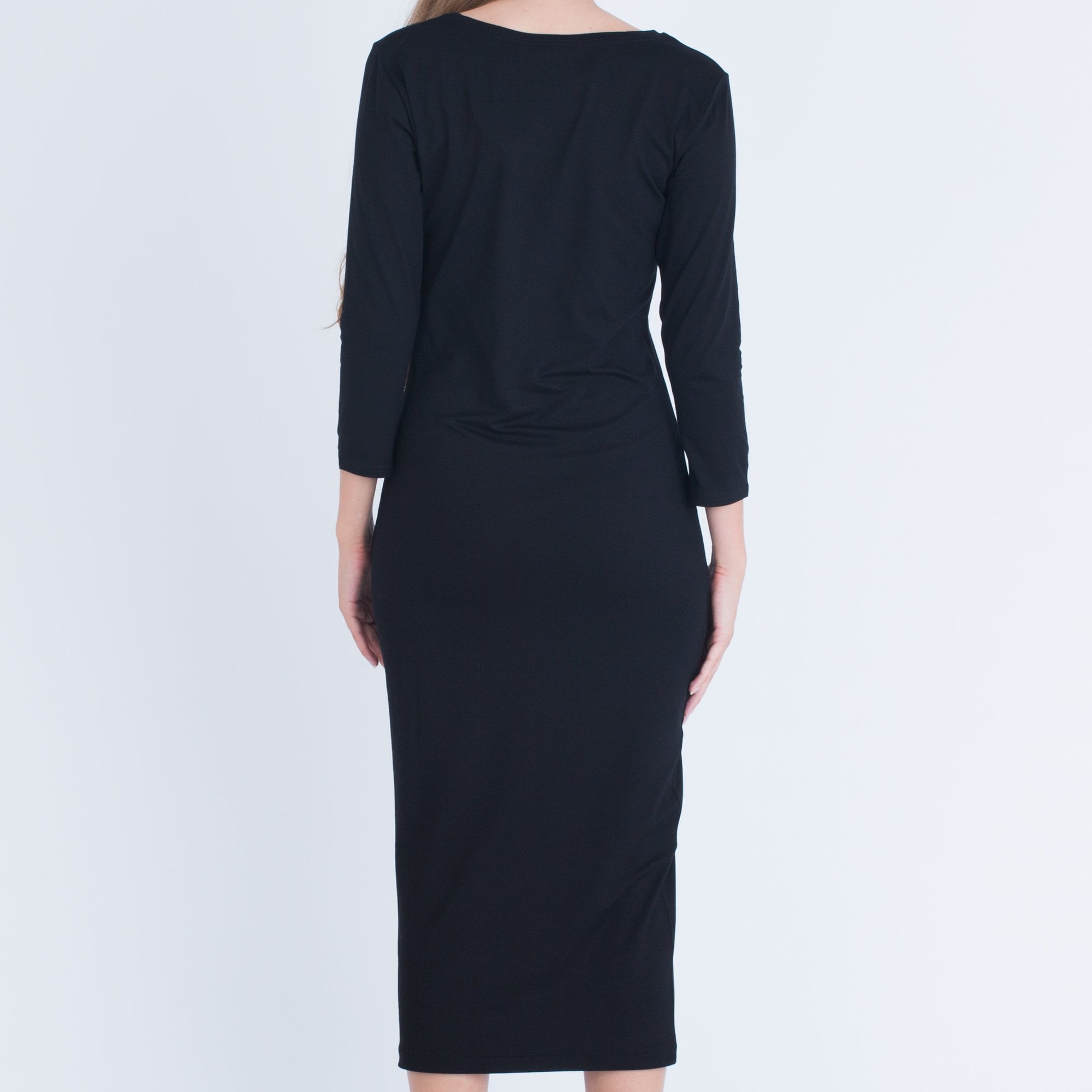 Masai Odette Round Neck Jersey Dress Black