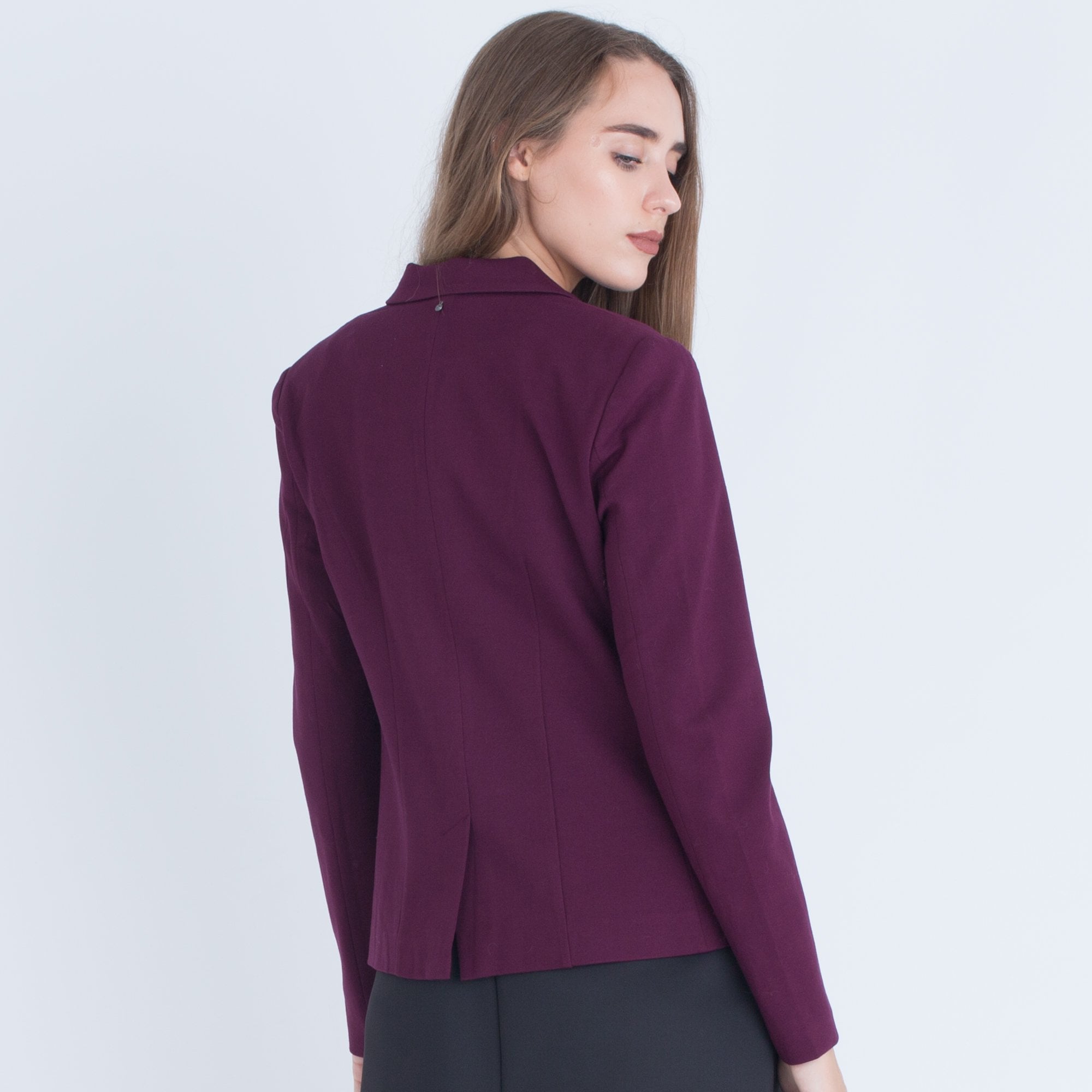 Rosemunde Single Button Jacket Burgundy
