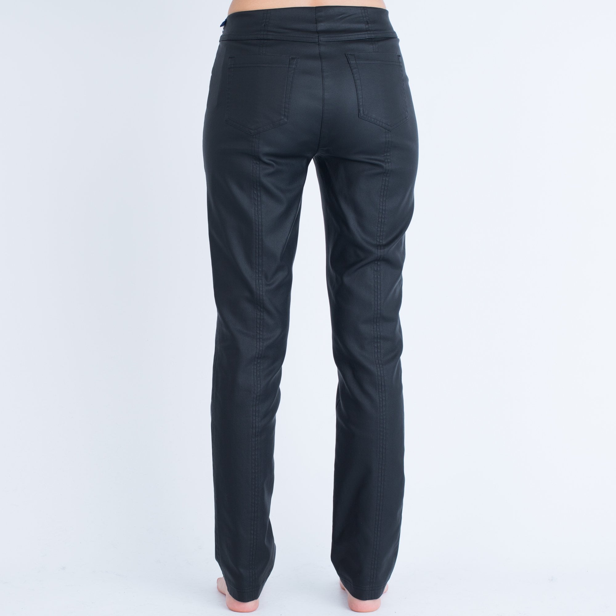 Robell Bella Pleather Trouser Black 90
