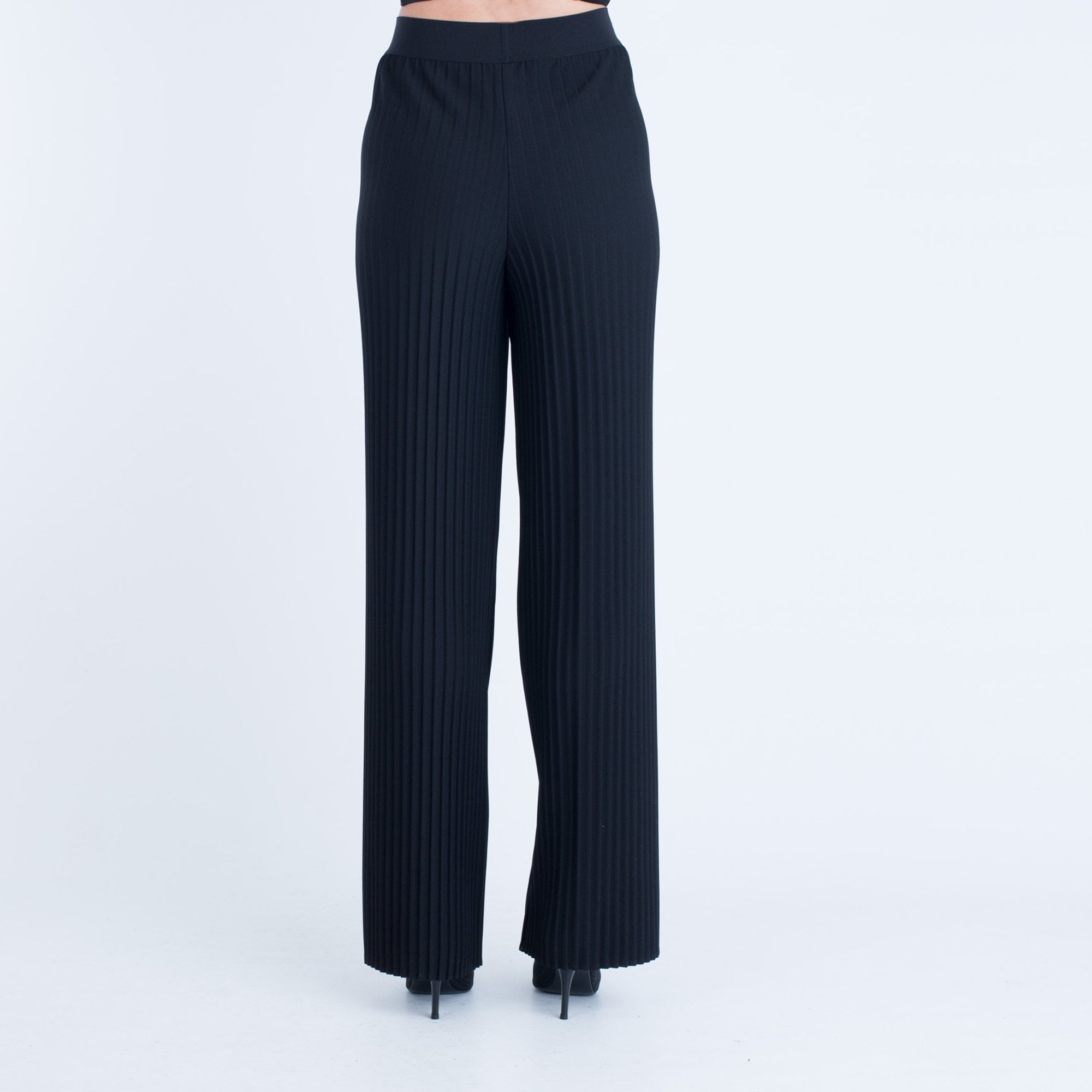 Camelot Pleat Pull On Trouser Black