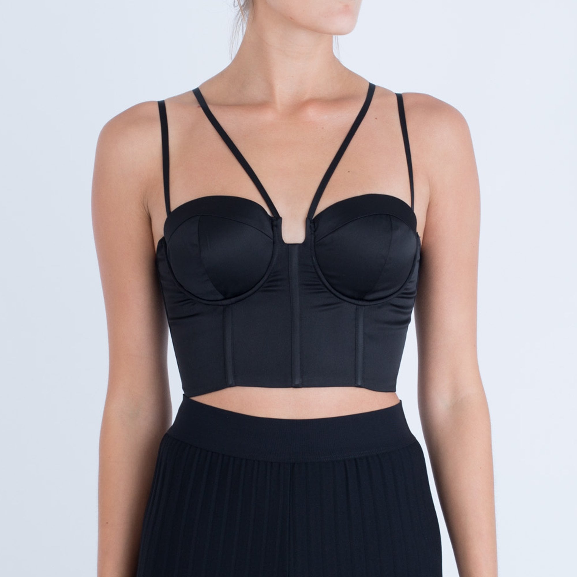 Marciano Back Zip Bralet Black