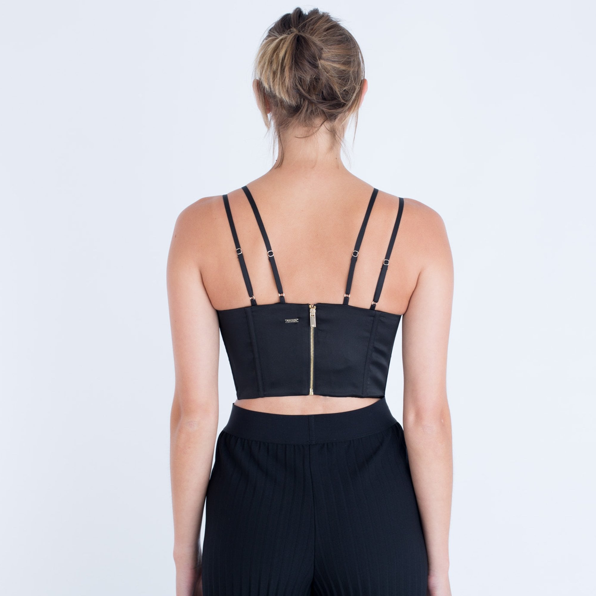 Marciano Back Zip Bralet Black
