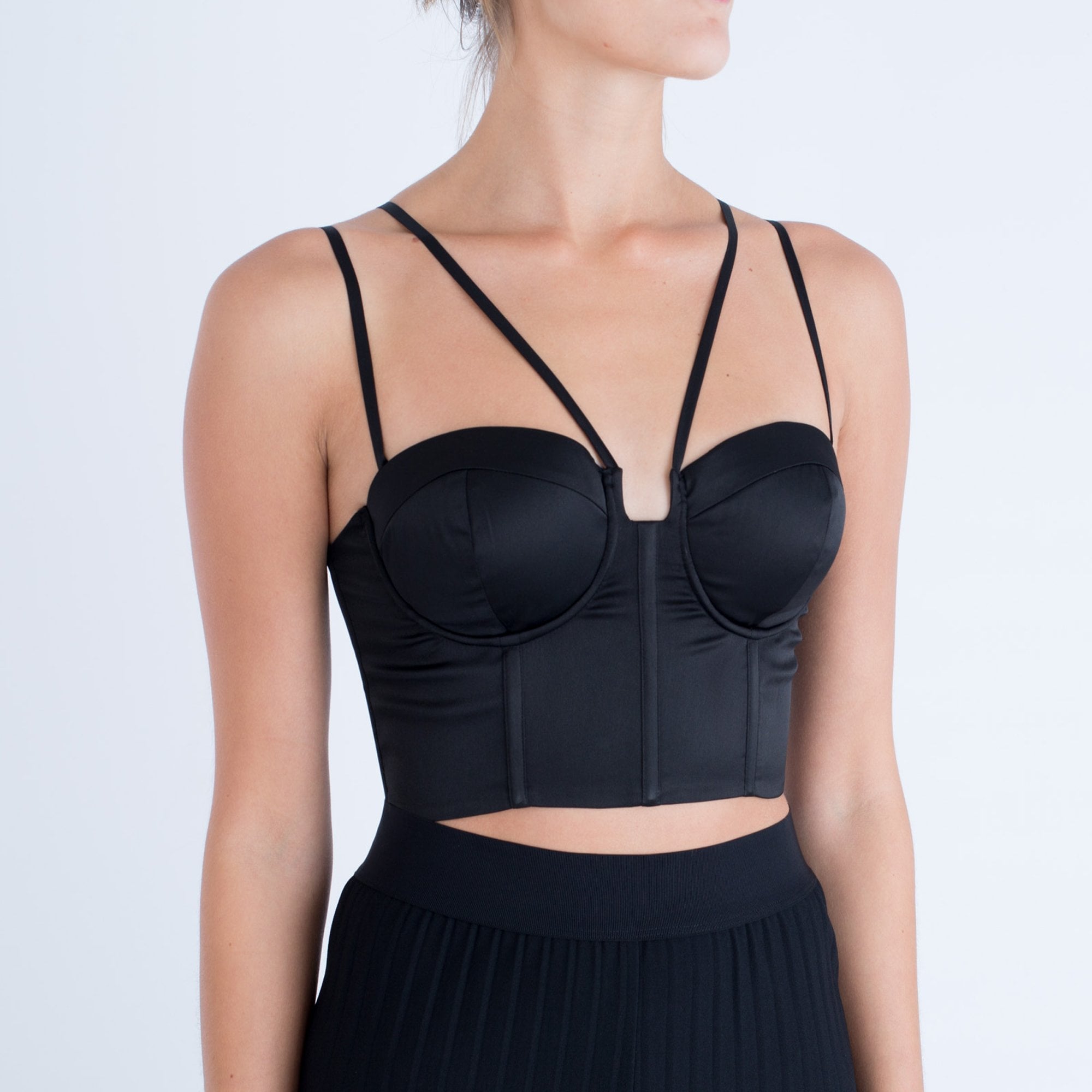 Marciano Back Zip Bralet Black