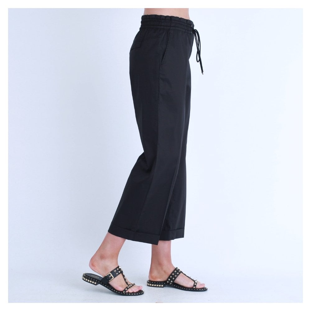 Riani Fine Cotton Culotte Pant Black