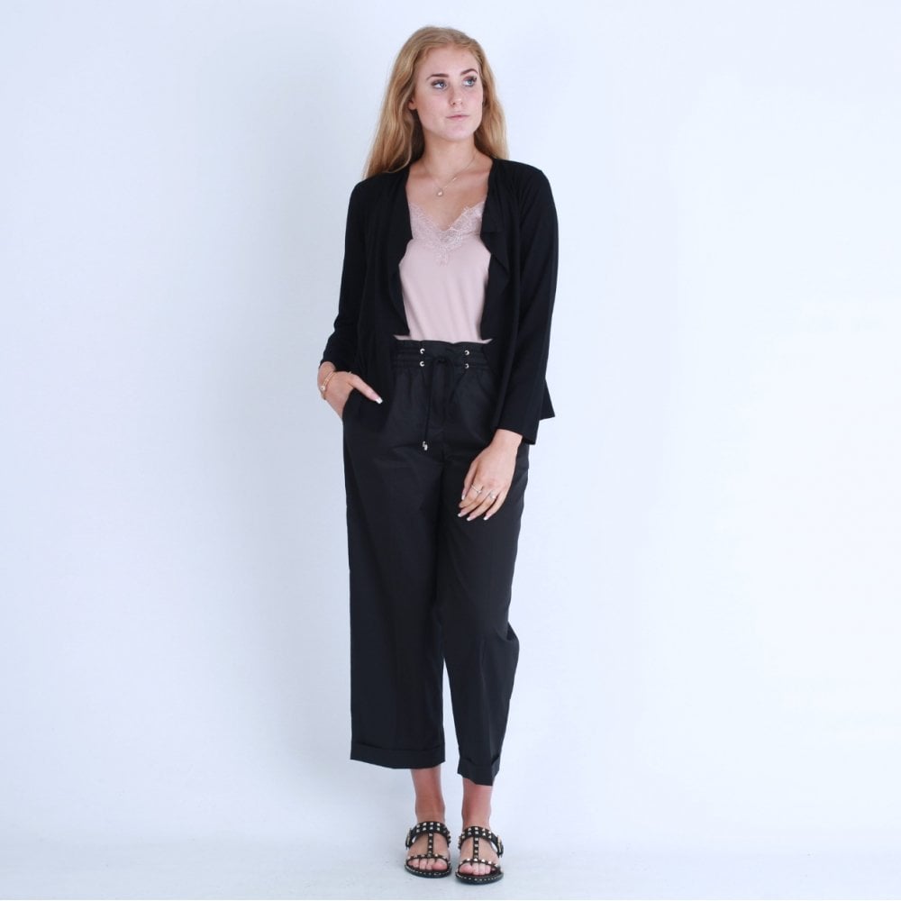 Riani Fine Cotton Culotte Pant Black