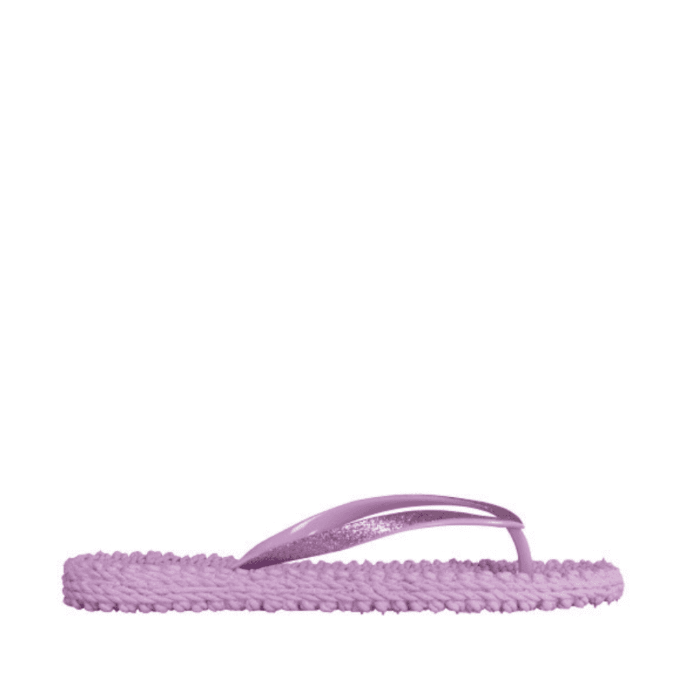 Ilse Jacobsen Glitter Flip Flops Dark Lilac