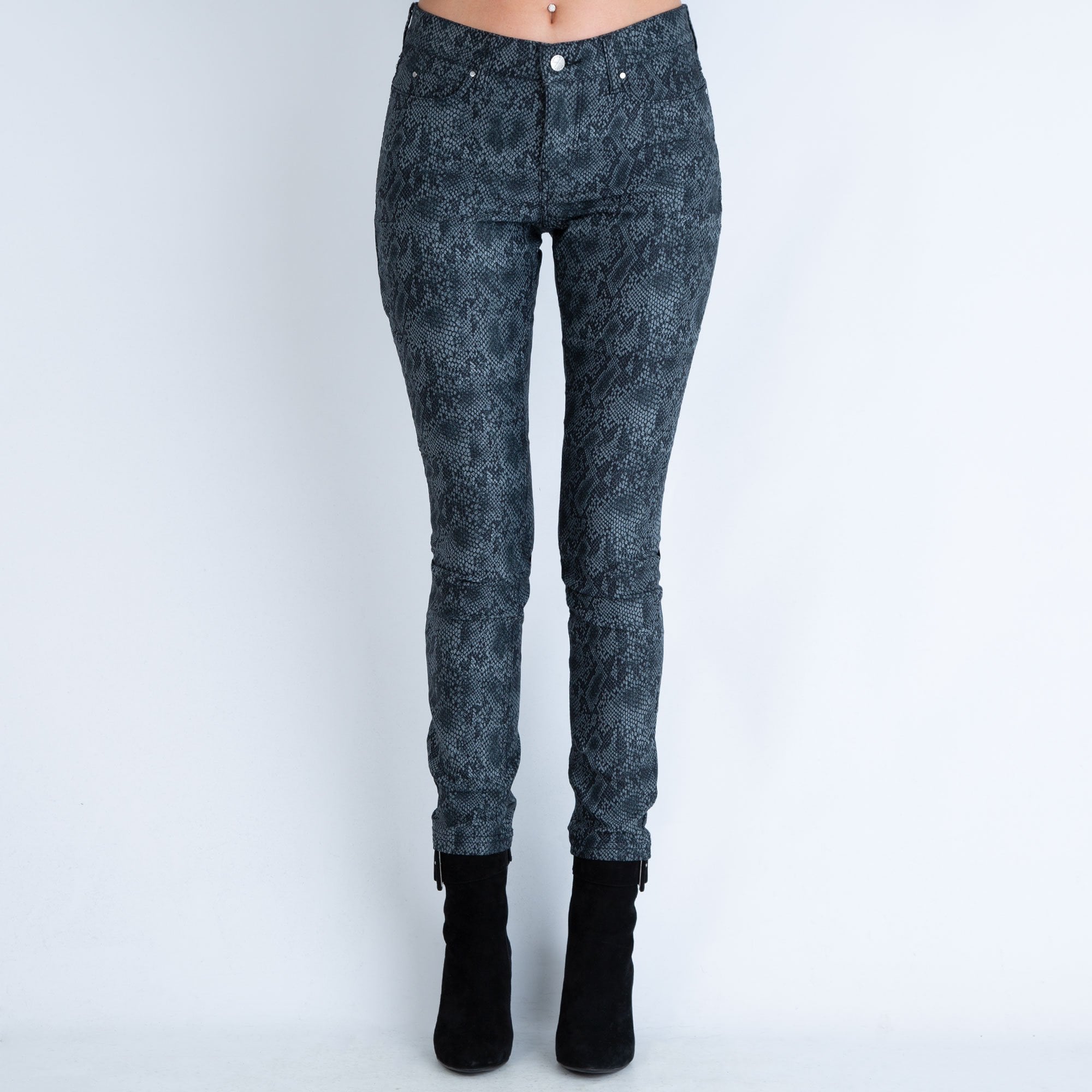 Mac Dream Skinny Snake Print Jean Grey 30L