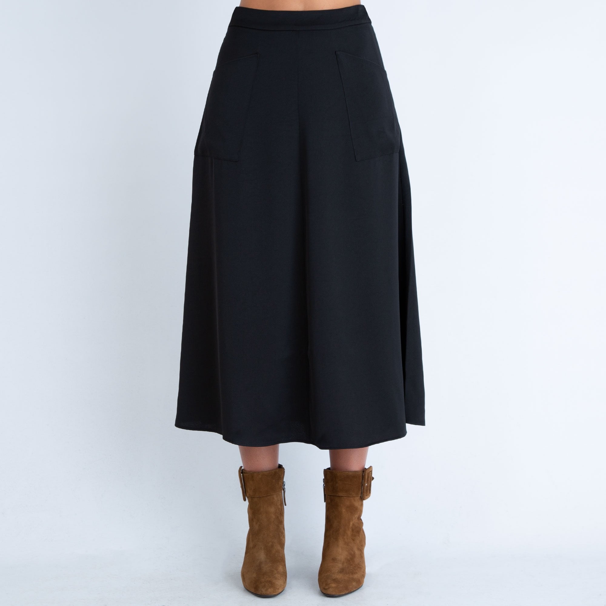 Ilse Jacobsen Aide07 Long Skirt Black