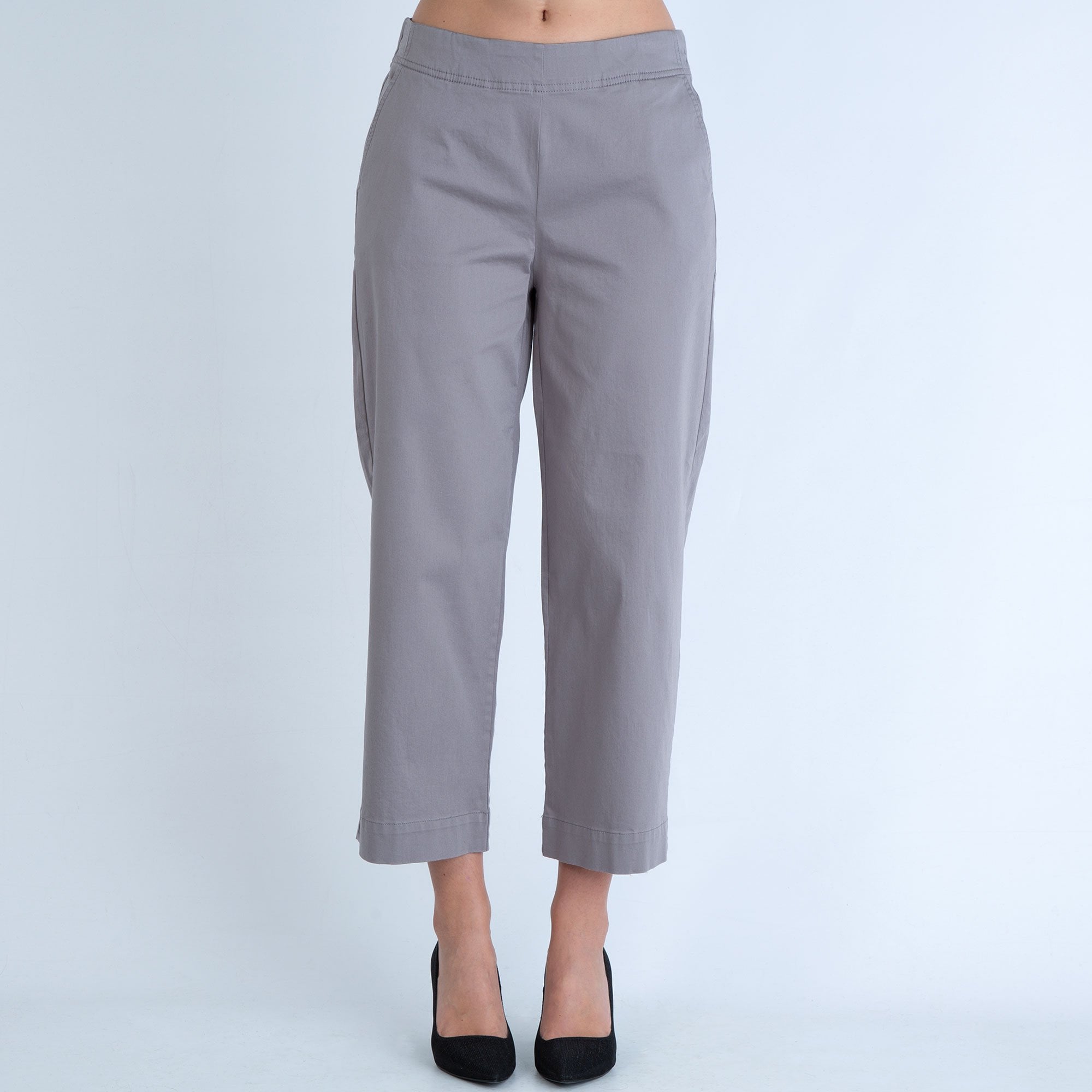 Masai Pabina Wide Leg Cotton Trouser Dove Grey