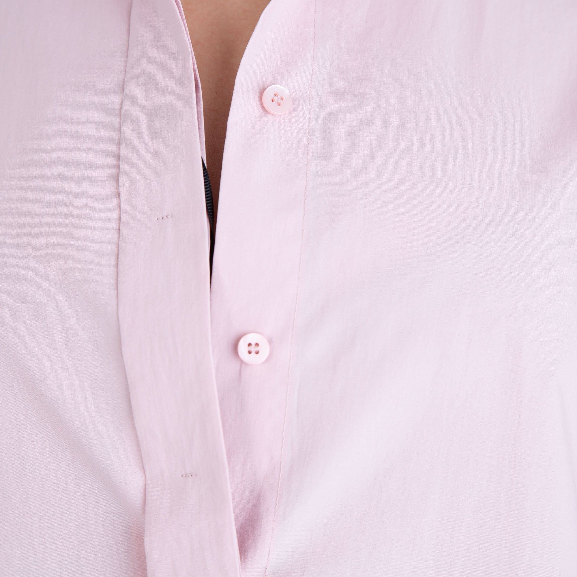 Luisa Cerano Cotton Pleat Back Blouse Blush